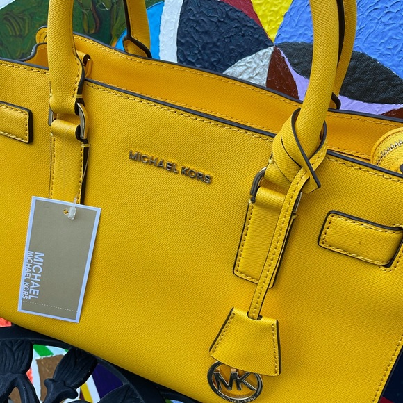 Michael Michael Kors Dillon Leather Satchel - Picture 9 of 10